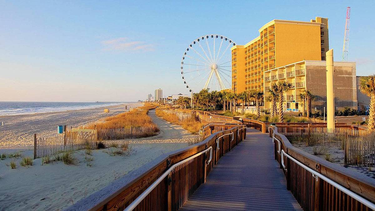 The Boardwalk at Myrtle Beach - Myrtle Beach, South Carolina, USA
